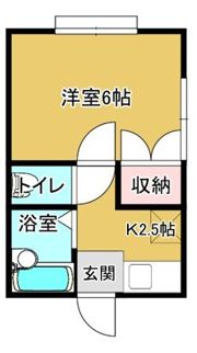 パレスウエストの間取り画像
