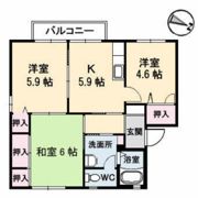 ディアス飛鳥 B棟の間取り画像