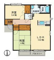 グランマスト安佐南 A棟の間取り画像