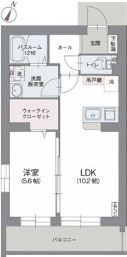 コリーヌ デュ リオンの間取り画像