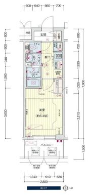 プレサンス 梅田北 ディアの間取り画像