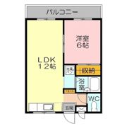 レックハウス ナガトウ A棟の間取り画像