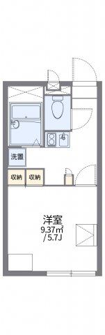 レオパレスルナシャインⅢの間取り画像