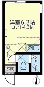 ユナイト杉田ボブラングレーの間取り画像