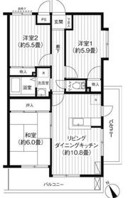 ソレイユモトニの間取り画像