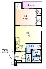 フジパレス御崎公園Ⅰ番館の間取り画像