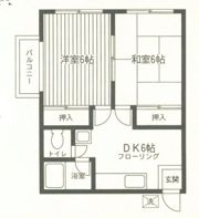 栗木荘の間取り画像