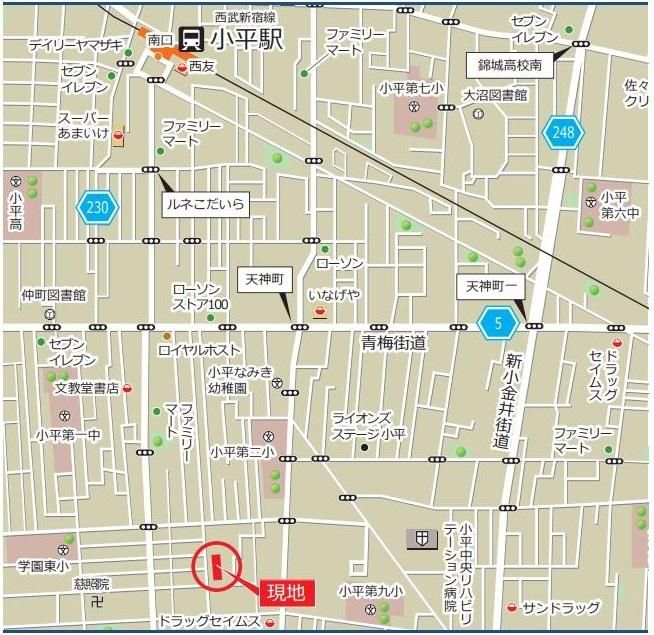 近くに施設あり