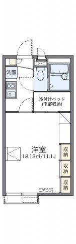 レオパレスフェリーチェの間取り画像