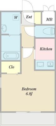 クレセール・タカミの間取り画像