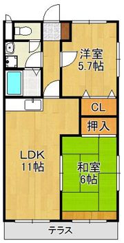 レイクランドIの間取り画像