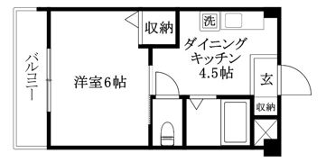 KBコート泉町の間取り画像