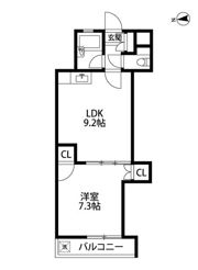 シャレー祐天寺カワベ第7の間取り画像