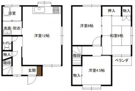 小見山棟割の間取り画像