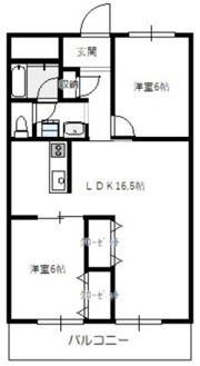 水戸第3ビルの間取り画像