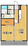 コーポ上津役の間取り画像