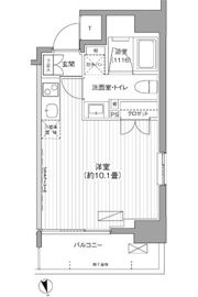 コスモリード川崎の間取り画像