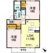 セジュール中山西の間取り画像