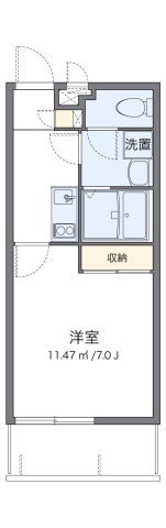 クレイノROKIAの間取り画像
