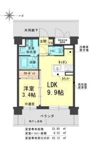 パレスコンフォート大和町の間取り画像