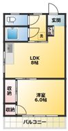 西大久保イレブンの間取り画像