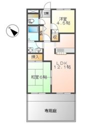 ミレニアムダイトクの間取り画像