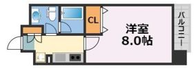 ディオレクレスト東心斎橋の間取り画像