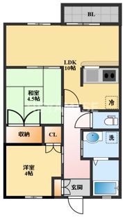 ヒルトップ久山の間取り画像