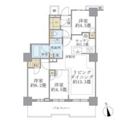 Brillia Tower 聖蹟桜ヶ丘 BLOOMING Rの間取り画像