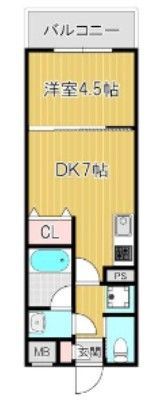 ガレリア大阪空港Ⅰの間取り画像