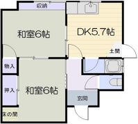 福富東貸家の間取り画像