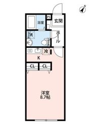 アーバイル落合ツインドレスレジスタの間取り画像