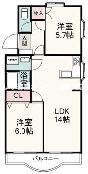 メゾン船越の間取り画像