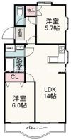 メゾン船越の間取り画像