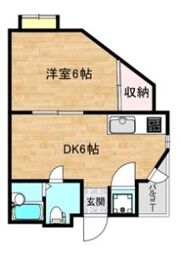 ハイツササジマの間取り画像