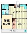 サンビューレ南馬込の間取り画像