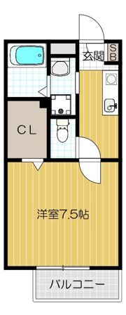 ビラージュドゥカルムの間取り画像