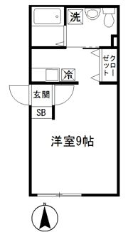 MODULOR吾妻橋の間取り画像