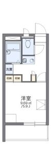 レオパレスエヴァーグリーン白幡Ⅱの間取り画像