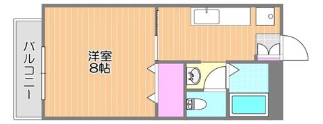 アンダンテ妹尾D棟の間取り画像
