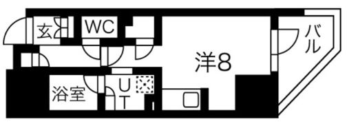 シーズンフラッツ上野御徒町の間取り画像