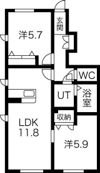 リラフォートAの間取り画像