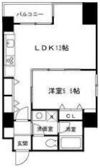 K-CRAFT UMEDA161の間取り画像