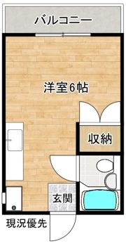 コーポ学園前の間取り画像