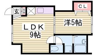 ときわ花山ハイツの間取り画像