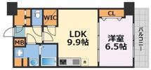 クリスタルグランツ心斎橋EASTの間取り画像