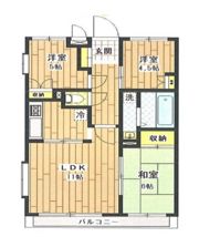 レナジア六ッ川の間取り画像