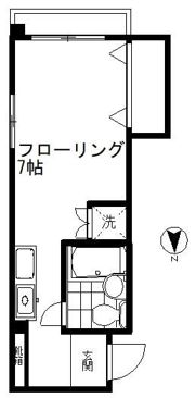 YKコーポムサシノの間取り画像
