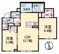 ベレオ昭和B棟の間取り画像