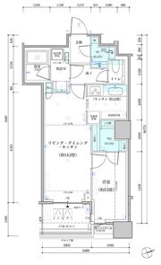 パークタワー勝どき サウス棟の間取り画像